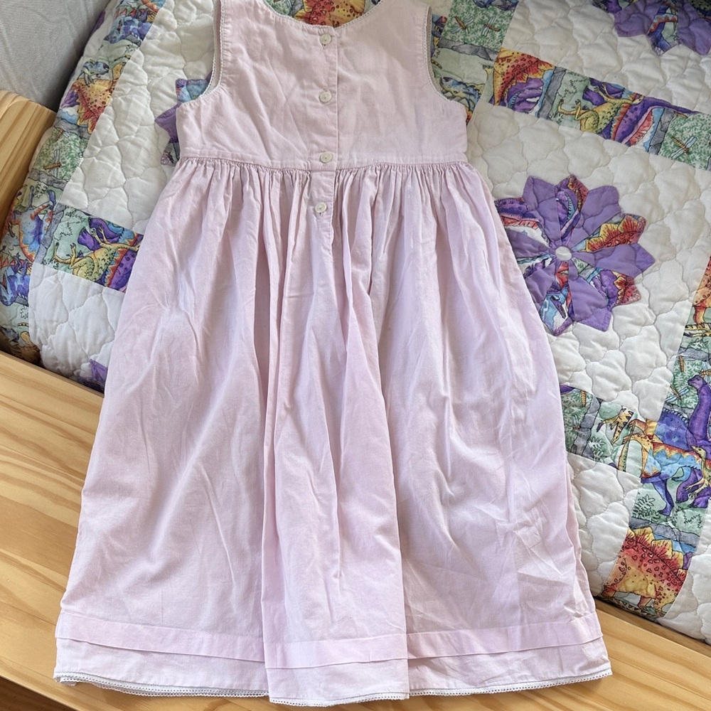 Strasburg Soft Pink Embroidered Dress - Picture 6 of 7